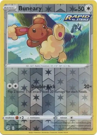Fusion Strike Buneary #212/264 reverse holo